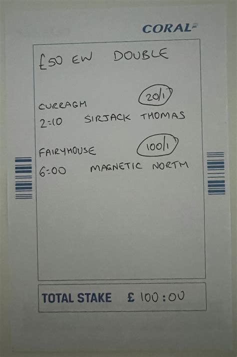 scan my coral betting slip